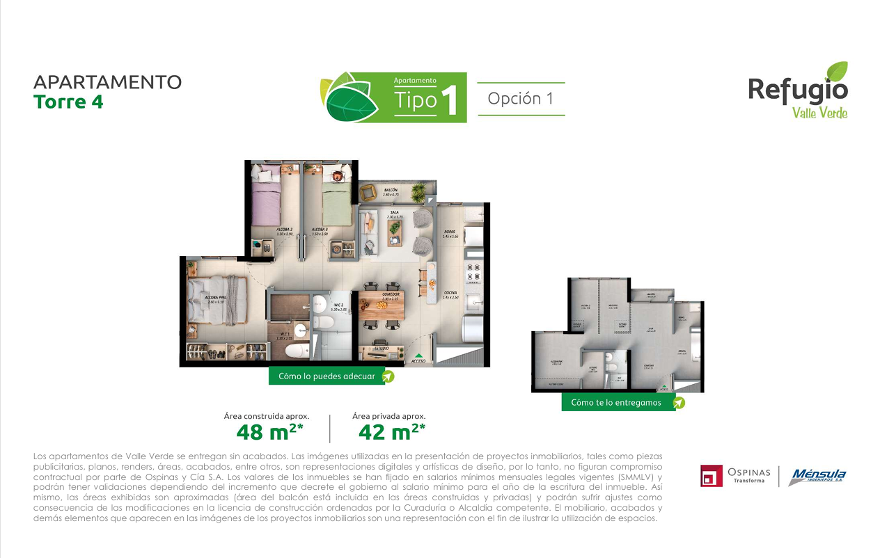 3 Habitaciones Habitaciones, ,2 BathroomsBathrooms,Apartamento,En Venta,1154