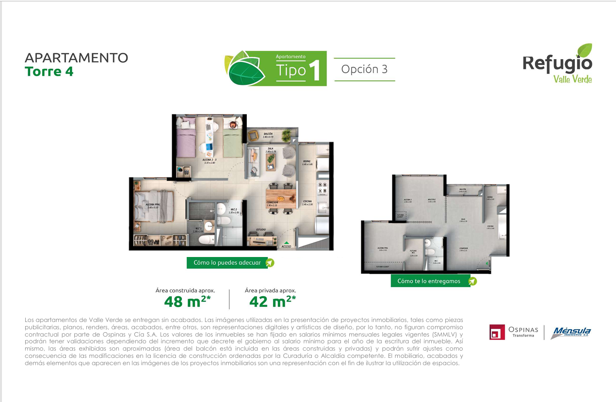 3 Habitaciones Habitaciones, ,2 BathroomsBathrooms,Apartamento,En Venta,1154