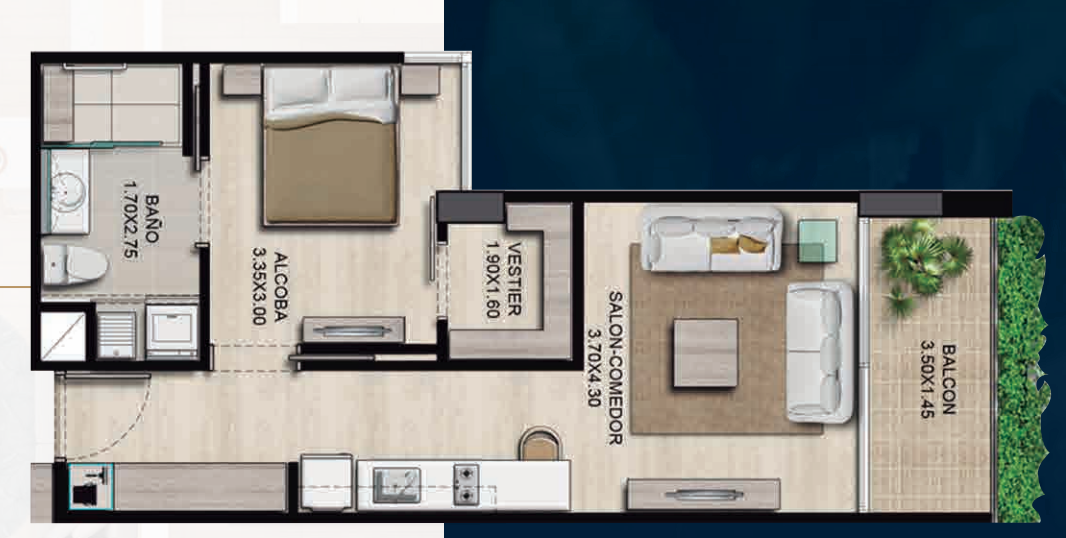 Cra. 24, Loma Del Escobero #36D sur 100 Cra. 24, Loma Del Escobero #36D sur 100, 1 Dormitorio Habitaciones, ,1 BañoBathrooms,Aparta Estudio,En Arriendo,El vergel,Cra. 24, Loma Del Escobero #36D sur 100,4,891716